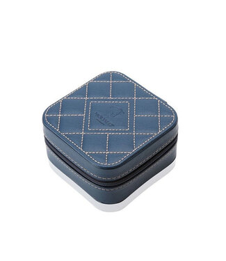 Schmucketui Dianium Blau, mit Spiegel 10,3 × 10,3 cm