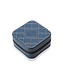 Schmucketui Dianium Blau, mit Spiegel 10,3 × 10,3 cm