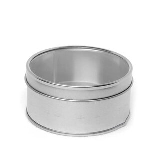 Thee Blik Rond Transparante Deksel 50 Gram
