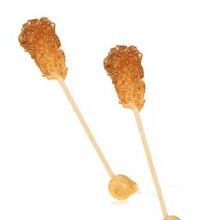 Kandijsuiker Stick bruin Per stuk.