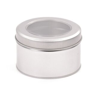 Thee Blik Rond Transp Deksel  100 Gr