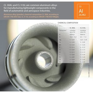 Aluminium AlSi12MG(A) DIN EN 1706 CL30AL 1Kilogram Aluminium AlSi12MG(A) DIN EN 1706 CL30AL 1Kilogram