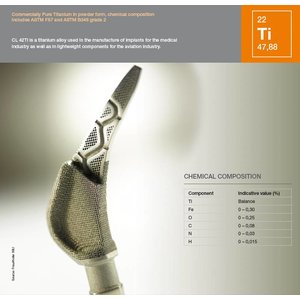 Titanium legering CL42Ti 1Kilogram Titanium legering CL42Ti 1Kilogram