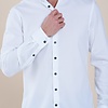 Chemise blanche en coton oxford
