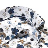Wit bloemenprint katoen-stretch overhemd