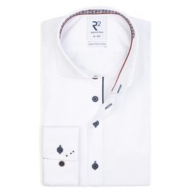 R2 White 2 PLY organic cotton shirt