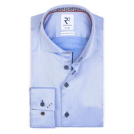 R2 Light blue 2 PLY organic cotton shirt