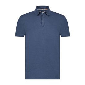 R2 Blue jersey polo