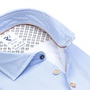 Kurzärmeliges hellblaues gewaschener Baumwolle Hemd