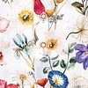 Mehrfabiges Blumendruck Baumwolle/Leinen Hemd