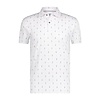 Wit golf print jersey polo