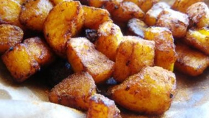 Recept voor bananenchips (Kelawele)