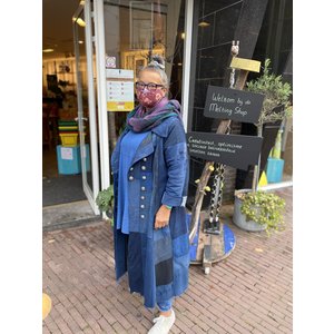 Mondkapje van Afrikaanse stof