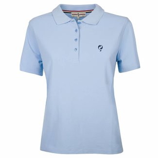 Q1905 Dames Polo Square Lt Azul