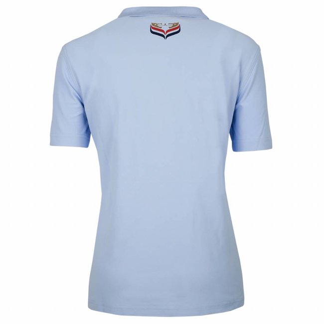 Dames Polo Square Lt Azul