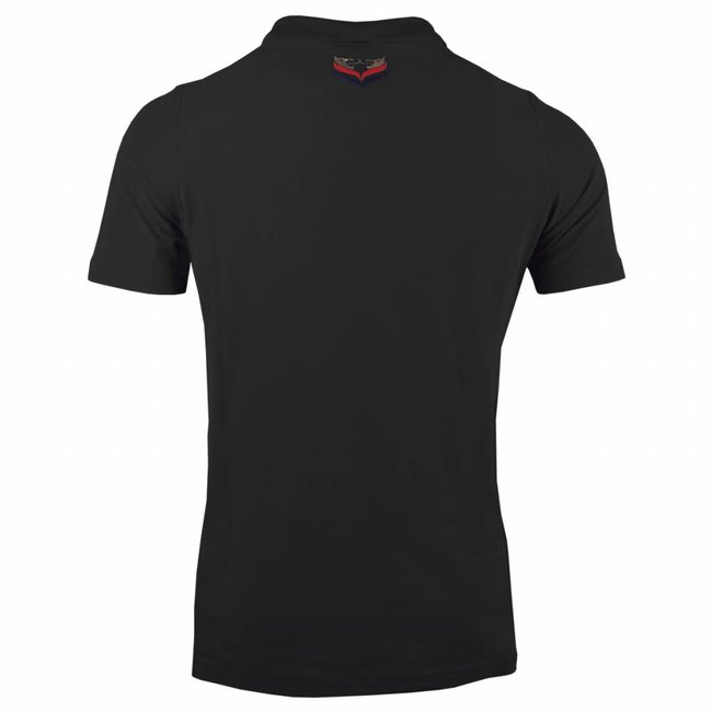 Men's Golf Polo JL Flag Black