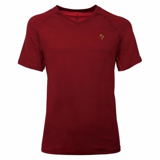 Q1905 Heren Tee Brush mesh Q Sundried Tomatoes