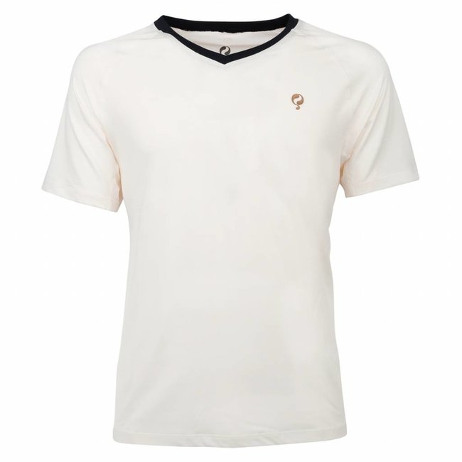 Q1905 Men's Tee Brush mesh Q Snow White