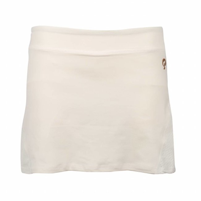 Women's Skort Brush Mesh Q Snow White