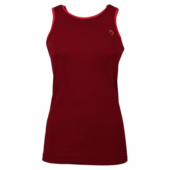 Dames Tanktop Brush Q Sundried Tomatoes