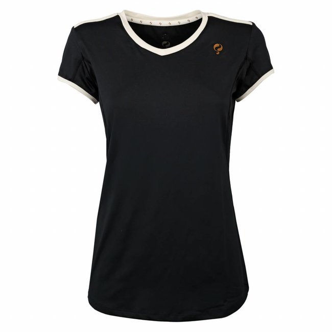 Women's Tee Brush mesh Q Blue Graphite