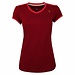 Q1905 Women's Tee Brush mesh Q Sundried Tomatoes