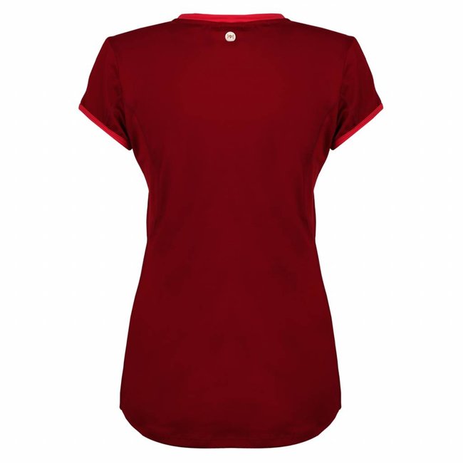 Women's Tee Brush mesh Q Sundried Tomatoes