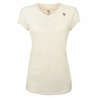 Q1905 Women's Tee Brush mesh Q Snow White