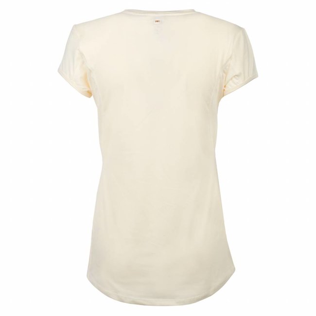 Dames Tee Brush mesh Q Snow White