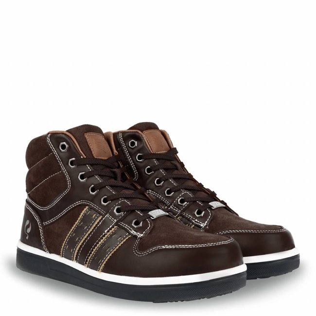 Safety shoe Olympic mid QS0100 - Dark Brown