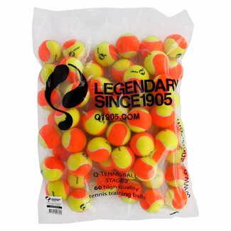 Q1905 Q-Tennisbal ST2 60pcs/bag Yellow-Orange