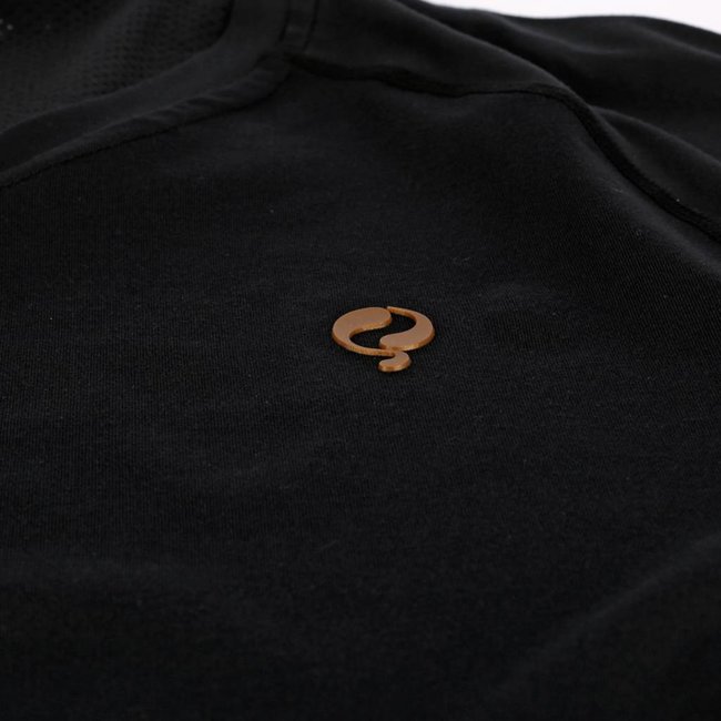 Heren Tee Brush mesh Q Blue Graphite