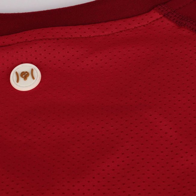 Heren Tee Brush mesh Q Sundried Tomatoes