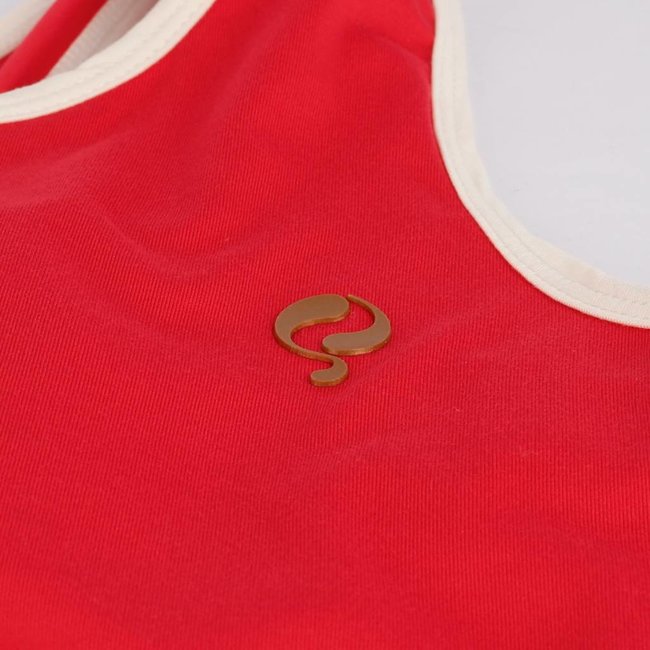 Dames Tanktop Brush Q Poinsettia