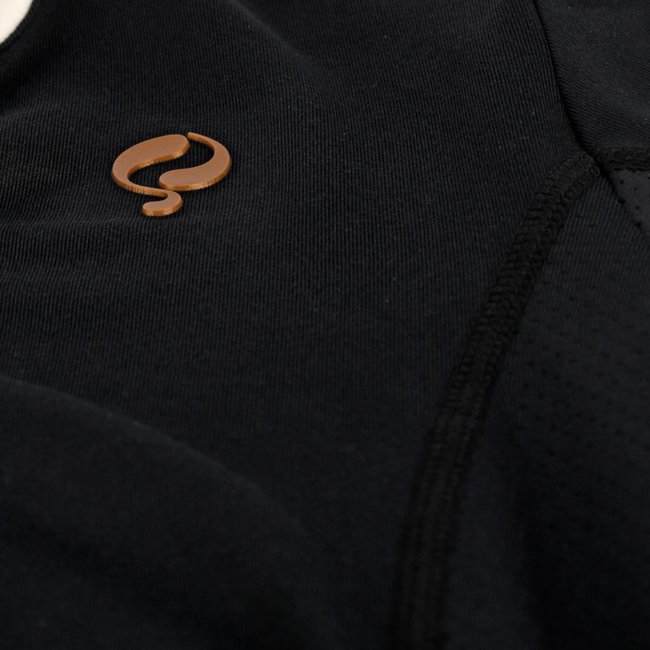 Women's Tee Brush mesh Q Blue Graphite