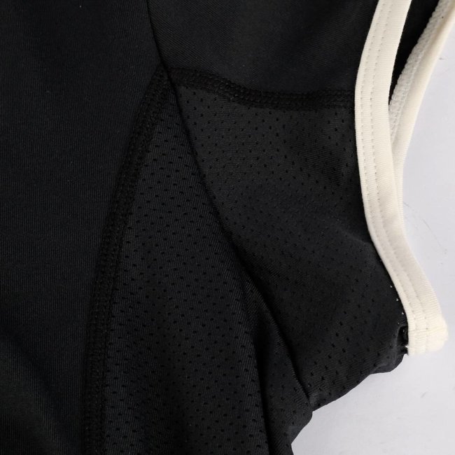 Dames Tee Brush mesh Q Blue Graphite