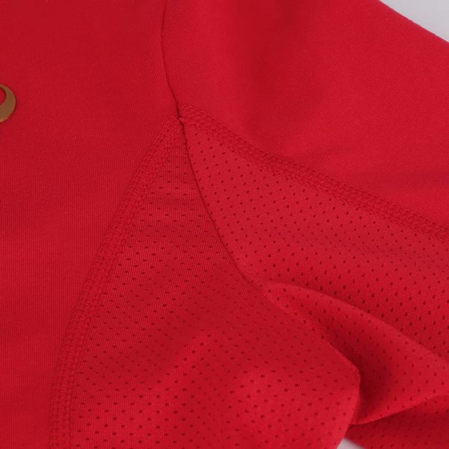 Women's Tee Brush lsl Q Poinsettia