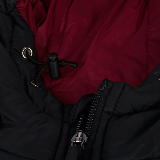 Dames Padded Jacket Q Blue Graphite