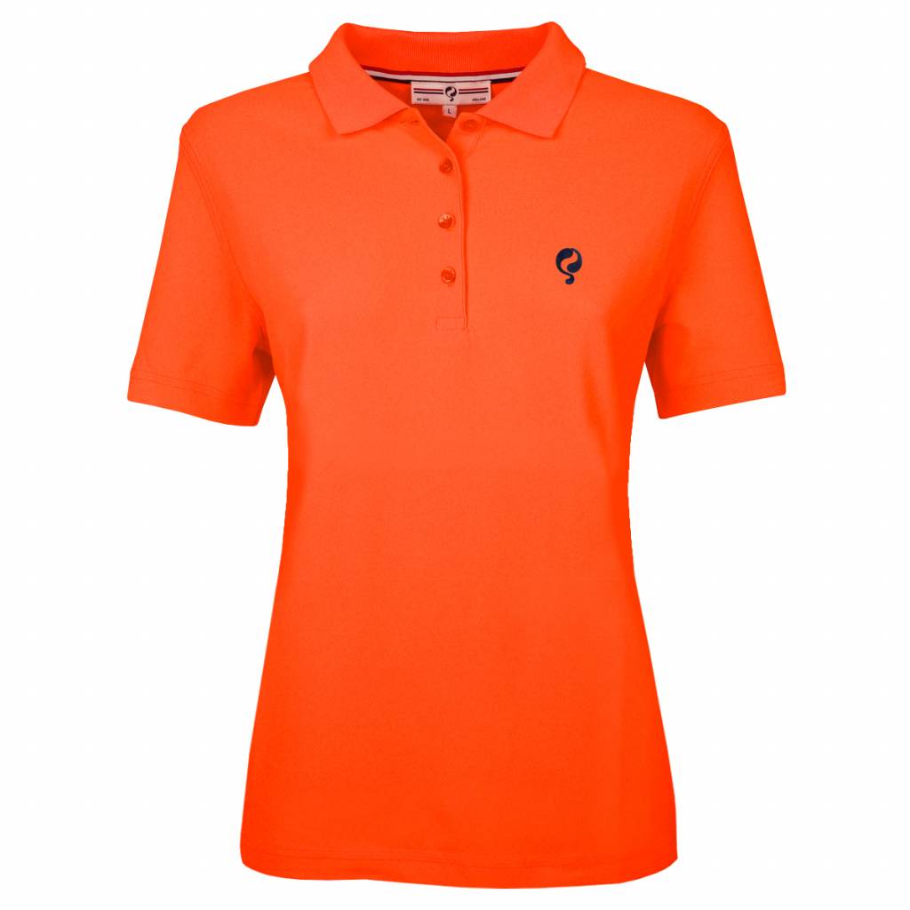 Q1905 Dames Polo Square Neon Orange q1905 kopen in de aanbieding