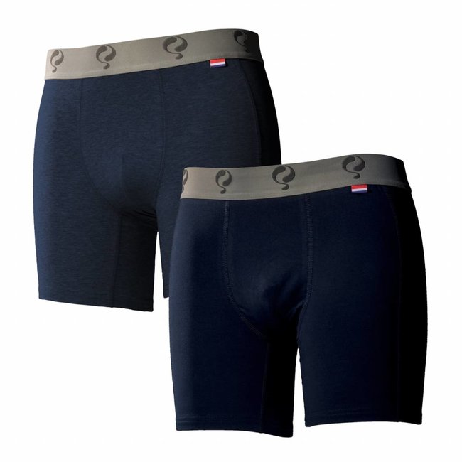 Heren Boxer 2-Pack  -  Jeans / Navy