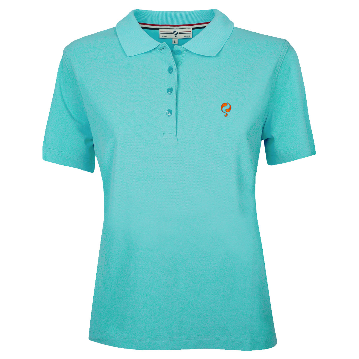 Q1905 Dames Polo Square Aquamarijn q1905 kopen in de aanbieding