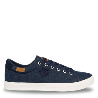 Q1905 Heren Sneaker Laren  -  Donker Denim Blauw