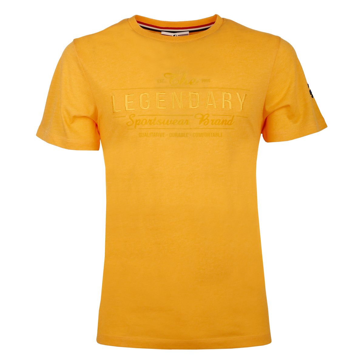 Q1905 Men U0026 39 S T-shirt Texel - Ochre Yellow