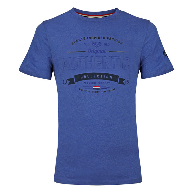 Q1905 Heren T-shirt Domburg  -  Hard Blauw