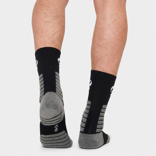 Evergreen Active Socks - Black/White/Grey | Comfortable Football Socks