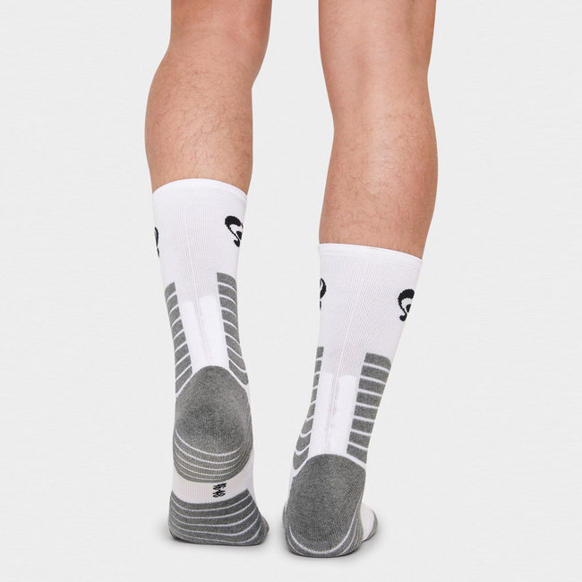 Evergreen Active Socks - White/Black/Grey | Comfortable Football Socks