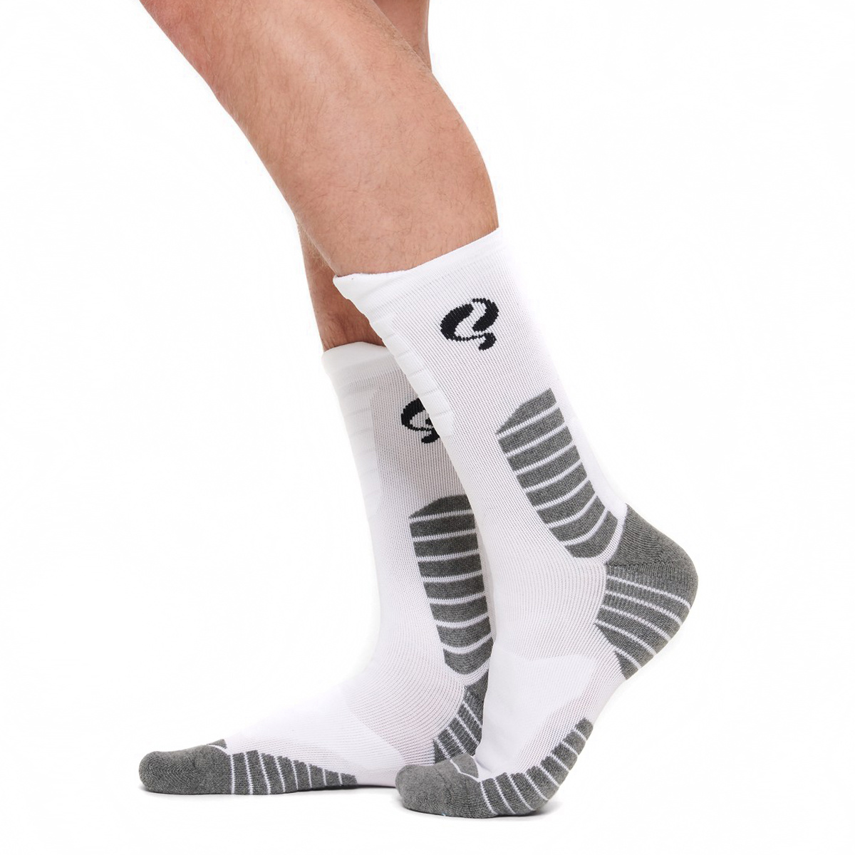 CEP Thermo Skiing Compressiesokken Heren - zwart/grijs