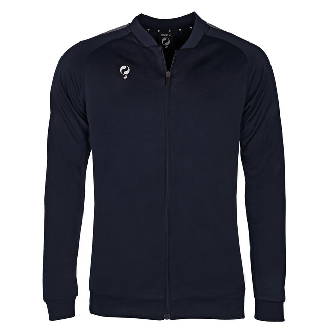 Heren Trainingsjack Doan Navy/ Grijs / Wit