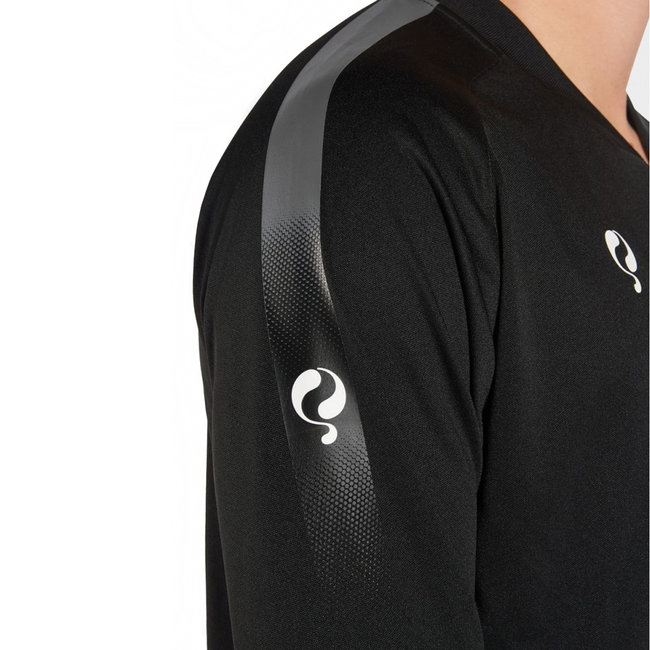 Kids Trainingsjack Doan Zwart / Grijs / Wit