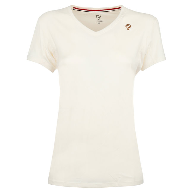 Q1905 Dames Q Club tee  -  snow white